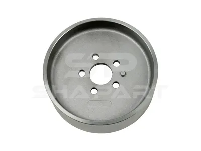 2.15457 Pulley, aluminium, d: 30 mm, D: 147.5 mm, P: 50 mm, W: 47.5 mm
