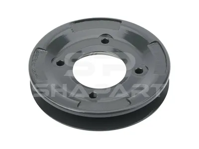 2.21173 Pulley, d: 47 mm, 4 bores, b: 7 mm, P: 70 mm, DP: 124 mm, W: 22 mm, 1 grooves