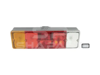 2.24146 Tail lamp, left, P21W, L: 330 mm, H: 124 mm, T: 90 mm, R5W, 12/24 V