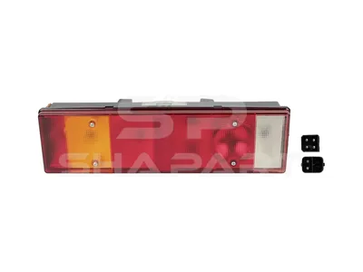 2.24150 Tail lamp, right, with license plate lamp, 24 V, Lb: 160 mm, L: 465 mm, H: 130 mm