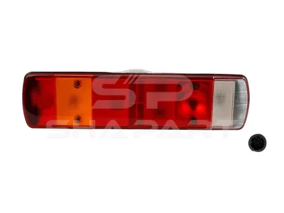 2.24400 Tail lamp, right, with license plate lamp, 24 V, P21W, L: 510 mm, H: 136 mm, R5W