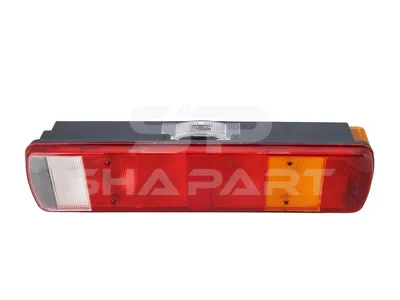 2.24401 Tail lamp, left, with license plate lamp, 24 V, P21W, L: 510 mm, H: 136 mm, R5W