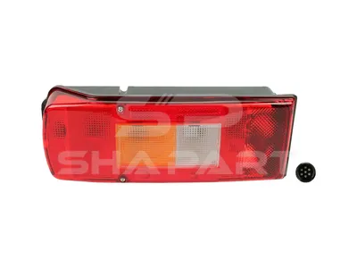 2.24410 Tail lamp, left, with license plate lamp, 24 V, Lb: 160 mm, L: 357 mm, H: 130 mm