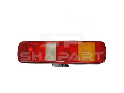 2.24419 Tail lamp, right, with reverse alarm, 24 V, Lb: 152 mm, M8, LTh: 20 mm, L: 500 mm, H: 130 mm, T: 90 mm
