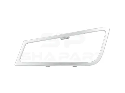 2.24468 Auxiliary lamp frame, left, silver