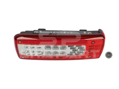 2.24516 Tail lamp, left, with license plate lamp, Lb: 160 mm, L: 357 mm, H: 130 mm, T: 86 mm