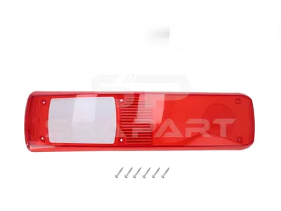 2.24521 Tail lamp glass, L: 500 mm, H: 130 mm