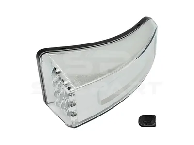 2.24554 Turn signal lamp, lateral, right, silver