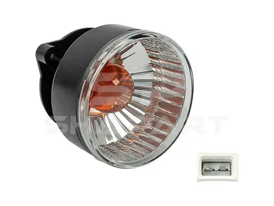 2.24565 Turn signal lamp, left, with bulb, 24 V, PY21W