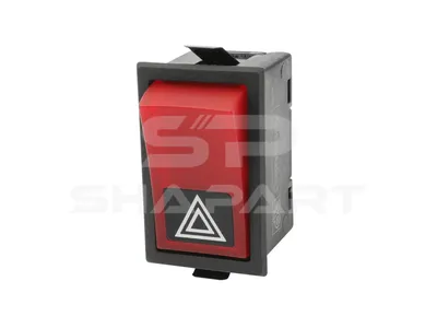 2.25003 Hazard warning switch, 24 V, 9 poles