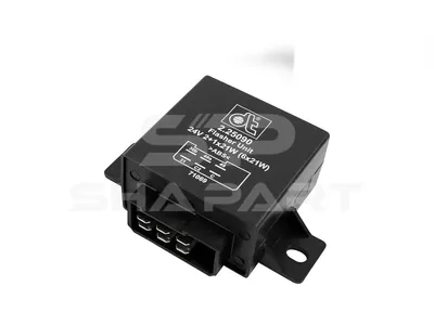 2.25090 Turn signal relay, 24 V, 21 W, 2+1x21W (6x21W), 6 poles