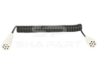 2.25411 Electrical coil, 24 V, L: 4.5 m, Type S, ISO 3731, 7 poles