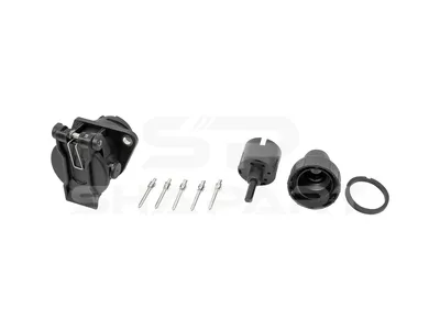 2.25432 Socket, crimp connection, 24 V, ISO 7638, 5 poles