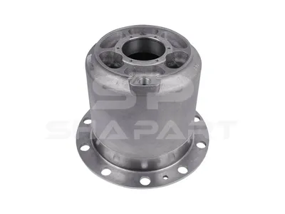 2.35290 Hub casing, rear axle, d1: 101.5 mm, d2: 268 mm, D1: 280 mm, D2: 377 mm, H: 288 mm, 3 bores x 33,2 mm