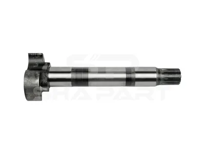 2.40127 Brake camshaft, left, D: 44 mm, L1: 330 mm, L2: 298 mm, L3: 283 mm, 10 teeth