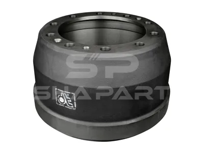 2.40303 Brake drum, D: 410 mm, 10 bores, b: 28 mm, P: 335 mm, d: 282 mm, H: 282 mm, B: 202 mm
