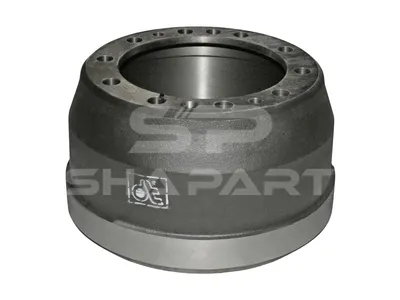 2.40304 Brake drum, D: 410 mm, 10 bores, b: 28 mm, P: 335 mm, d: 282 mm, H: 274 mm, B: 205 mm