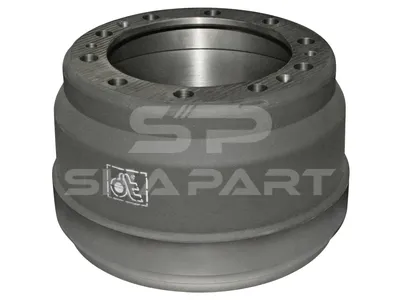 2.40320 Brake drum, D: 410 mm, 10 bores, b: 28 mm, P: 335 mm, d: 282 mm, H: 294.5 mm, B: 215 mm