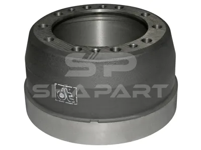 2.40321 Brake drum, D: 410 mm, 10 bores, b: 28 mm, P: 335 mm, d: 282 mm, H: 260.5 mm, B: 200 mm