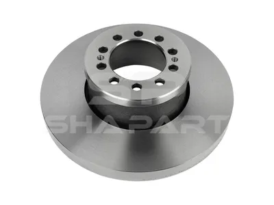 2.40349 Brake disc, D: 336.5 mm, 10 bores, P: 120 mm, H: 100.5 mm, S: 30 mm, s: 28 mm