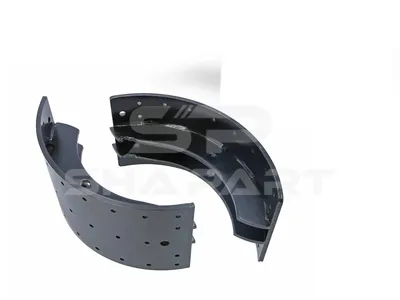 2.40376 Brake shoe kit, reinforced version, D: 410 mm, b: 7 mm, W: 175 mm, S: 8 mm