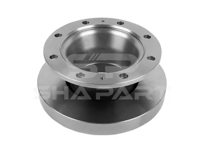2.40555 Brake disc, D: 375 mm, 8 bores, P: 275 mm, H: 150 mm, S: 45 mm, s: 37 mm
