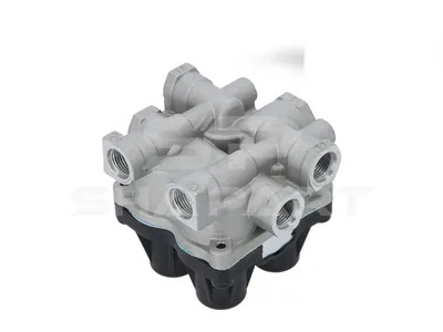 2.44039 4-circuit-protection valve, M16 x 1,5, M22 x 1,5, max. 13 bar, Po21: 6.3 bar, Po22: 6.3 bar, Po23: 5.8 bar, Po24: 5.8 bar, Pc21: 4.8 bar, Pc22: 4.8 bar, Pc23: 3.8 bar, Pc24: 3.8 bar