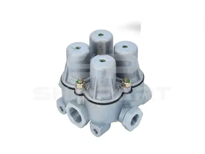 2.44043 4-circuit-protection valve, M16 x 1,5, M22 x 1,5, max. 20 bar, Po21: 6.3 bar, Po22: 6.3 bar, Po23: 5.8 bar, Po24: 5.8 bar, Pc21: 4.8 bar, Pc22: 4.8 bar, Pc23: 6 bar, Pc24: 6 bar