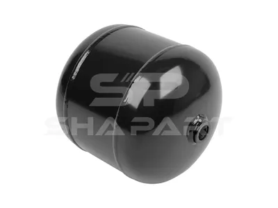 2.44351 Air tank, 6 l, D: 206 mm, M22 x 1,5, L: 242 mm, 15.5 bar
