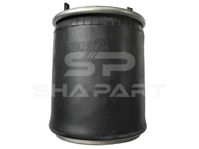 2.61027 Air spring, with steel piston, D: 259 mm, Dmax: 294 mm, M10 x 1,5, M16 x 1,5, L: 341 mm