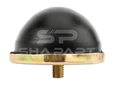 2.61050 Rubber buffer, M12 x 1,5, LTh: 16 mm, H: 53 mm