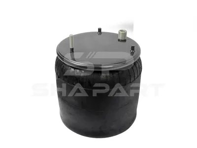 2.61566 Air spring, D: 227 mm, Dmax: 285 mm, M10, M16 x 1,5, M24 x 1,5, L: 257 mm