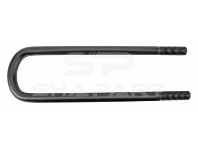 2.62136 U-bolt, r: 20 mm, R: 70 mm, M24 x 3, LTh: 65 mm, L: 420 mm, w: 92 mm