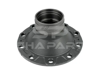 2.65221 Wheel hub, without bearings, d1: 112.7 mm, d2: 130 mm, D: 383 mm, 10 bores, b: 27.2 mm, H: 185 mm