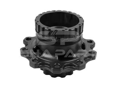 2.65228 Wheel hub, with bearing, d1: 148 mm, d2: 148 mm, D: 383.4 mm, 10 bores, b: 27.2 mm, P: 335 mm, H: 270 mm