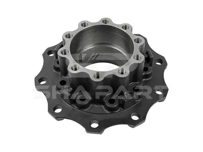2.65235 Wheel hub, without bearings, d1: 160 mm, d2: 160 mm, D: 380 mm, 10 bores, b: 22 mm, H: 165 mm