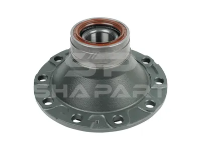 2.65240 Wheel hub, with bearing, d1: 112.7 mm, d2: 130 mm, D: 383 mm, 10 bores, b: 27.2 mm, H: 185 mm