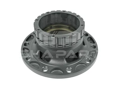 2.65270 Wheel hub, without bearings, d1: 148 mm, d2: 148 mm, D: 383.4 mm, 10 bores, b: 25 mm, P: 335 mm, H: 226 mm