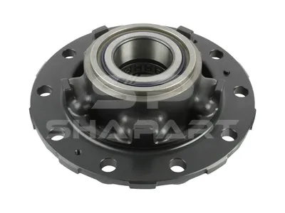 2.65275 Wheel hub, with bearing, d1: 148 mm, d2: 148 mm, D: 385.5 mm, 10 bores, b: 25.3 mm, H: 157 mm