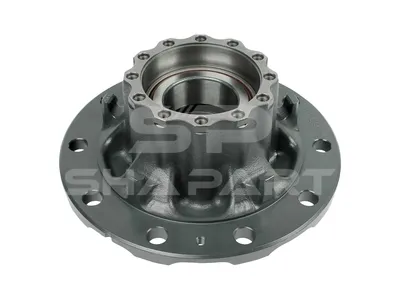 2.65277 Wheel hub, with bearing, d1: 148 mm, d2: 148 mm, D: 384 mm, 10 bores, b: 25 mm, H: 192 mm