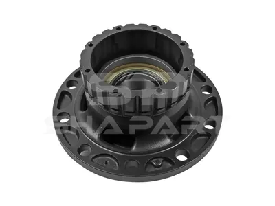 2.65286 Wheel hub, with bearing, d1: 148 mm, d2: 148 mm, D: 383.4 mm, 10 bores, b: 27 mm, H: 226 mm