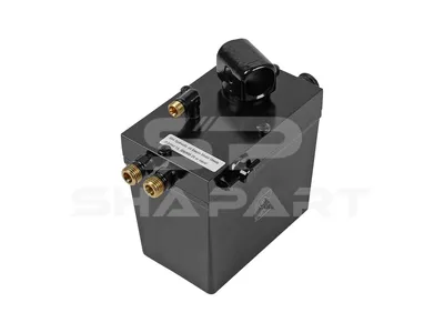 2.70100 Cabin tilt pump, 480 ml, M14 x 1,5, M14 x 1,5, L: 130 mm, W: 80 mm, H: 121 mm, 280 bar, Pov: 370 bar