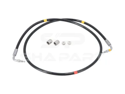 2.70928 Hose line, cabin tilt, D: 8.5 mm, L: 1270 mm, L1: 1002 mm, 362 bar