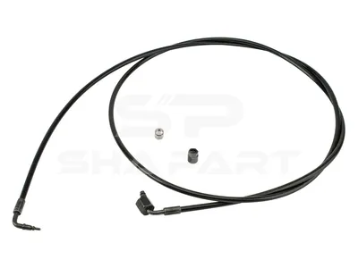 2.70929 Hose line, cabin tilt, D: 8.5 mm, M14 x 1,5, L: 2120 mm, L1: 2123 mm, 362 bar