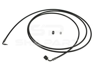 2.70930 Hose line, cabin tilt, D: 8.5 mm, M14 x 1,5, L: 3190 mm, L1: 6361 mm, 362 bar