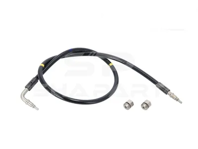 2.70960 Hose line, cabin tilt, M12 x 1, L: 700 mm, 362 bar