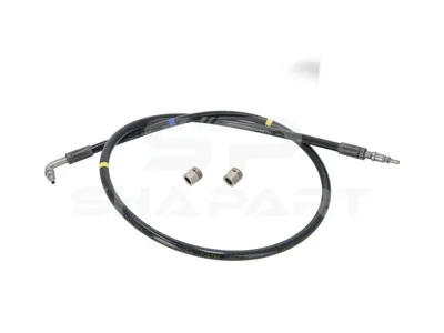 2.70962 Hose line, cabin tilt, M12 x 1, L: 835 mm, 362 bar