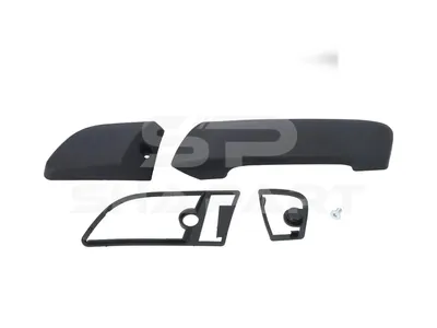 2.72327 Door handle, complete, left, black