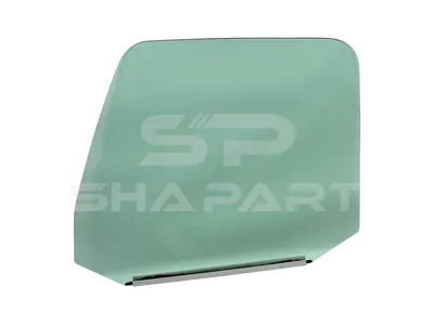 2.73120SP Door glass, left, green, wooden box, L: 800 mm, W: 500 mm