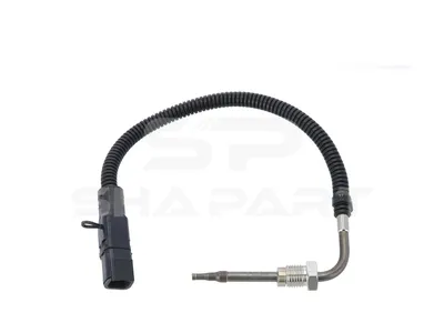 2.76094 Exhaust gas temperature sensor, M14 x 1,5, SW: 17, L: 360 mm, L: 240 mm, α: 90 °, 2 poles
